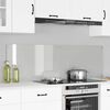 vidaXL Πίσω Πάνελ Κουζίνας Διαφανές 80 x 50 cm σκληρυμένο γυαλί
