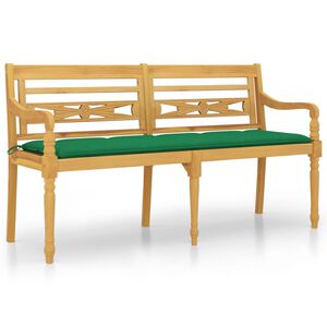 vidaXL &Pi;&alpha;&gamma;&kappa;ά&kappa;&iota; Batavia 150 &epsilon;&kappa;. &alpha;&pi;ό &Mu;&alpha;&sigma;ί&phi; &Xi;ύ&lambda;&omicron; Teak &mu;&epsilon; &Pi;&rho;ά&sigma;&iota;&nu;&omicron; &Mu;&alpha;&xi;&iota;&lambda;ά&rho;&iota;