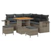 vidaXL &Sigma;&epsilon;&tau; &Kappa;&alpha;&nu;&alpha;&pi;έ &Kappa;ή&pi;&omicron;&upsilon; &mu;&epsilon; &mu;&alpha;&xi;&iota;&lambda;ά&rho;&iota; 8 pcs &Gamma;&kappa;&rho;&iota; &sigma;&upsilon;&nu;&theta;&epsilon;&tau;&iota;&kappa;ό &rho;&alpha;&tau;ά&nu;