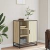 vidaXL Sideboard Sonoma Oak 62x35x76 cm &Kappa;&alpha;&tau;&alpha;&sigma;&kappa;&epsilon;&upsilon;&alpha;&sigma;&mu;έ&nu;&omicron; &xi;ύ&lambda;&omicron;