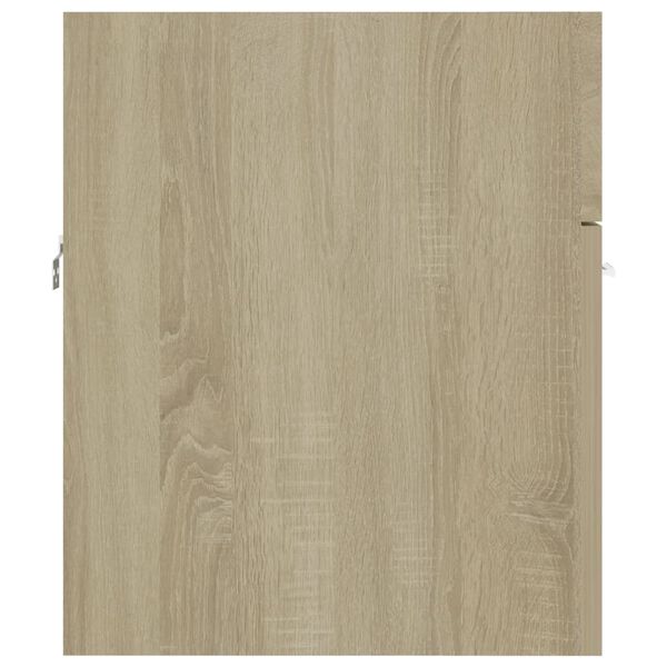 vidaXL Ντουλάπι Νιπτήρα Sonoma Δρυς 41x38,5x46 εκ. από Επεξ. Ξύλο