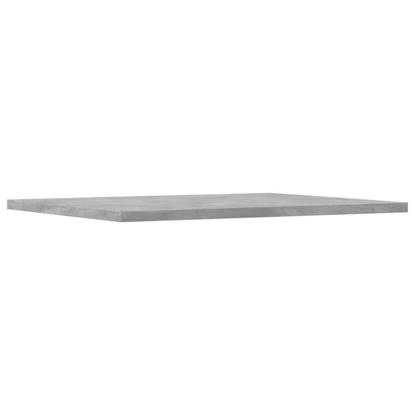 vidaXL Ράφια Βιβλιοθήκης 8 τεμ. Γκρι Σκυροδ. 40x50x1,5 εκ. Επεξ.Ξύλο