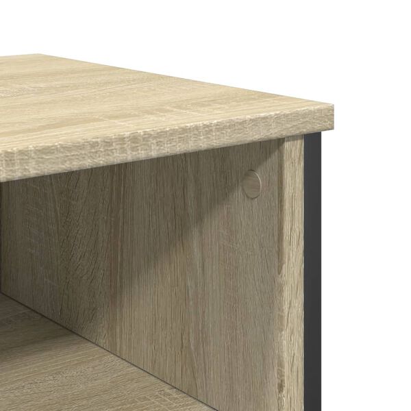 vidaXL Τραπέζι Κονσόλα Sonoma Δρυς 100x35x74,5 εκ. Επεξεργασμένο Ξύλο