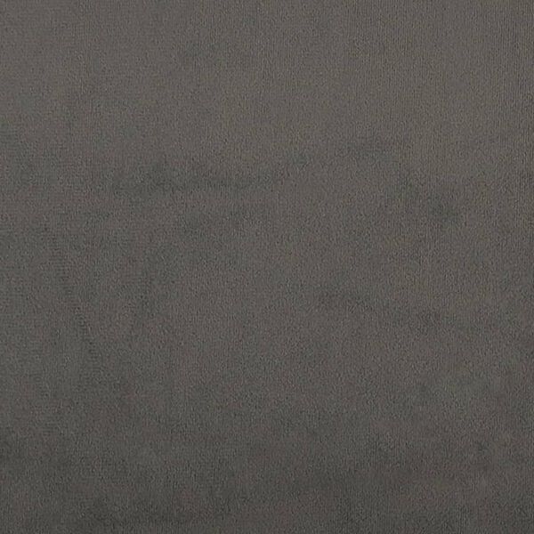vidaXL Κεφαλάρι με Πτερύγια Σκούρο Γκρι 83x23x118/128 εκ. Βελούδινο