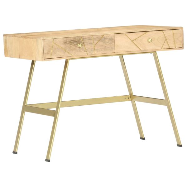 vidaXL Σεκρετέρ με Συρτάρια 100x55x75 εκ. από Μασίφ Ξύλο Μάνγκο