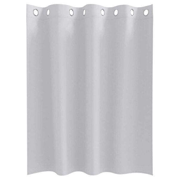 vidaXL Κουρτίνες με κουρτίνες 2 pcs Ανοιχτό Γκρι Πολυεστέρας