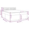 vidaXL &Kappa;&rho;&epsilon;&beta;ά&tau;&iota; Boxspring &mu;&epsilon; &Sigma;&tau;&rho;ώ&mu;&alpha; &Mu;&pi;&lambda;&epsilon; 200x200 &epsilon;&kappa;. &Beta;&epsilon;&lambda;&omicron;ύ&delta;&iota;&nu;&omicron;