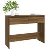 vidaXL Τραπέζι Κονσόλα Καφέ Δρυς 100x35x76,5 εκ. Επεξεργασμένο Ξύλο