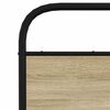 vidaXL Σκελετός Κρεβ. Χωρίς Στρώμα Sonoma Δρυς 140x200 εκ. Μεταλλικό