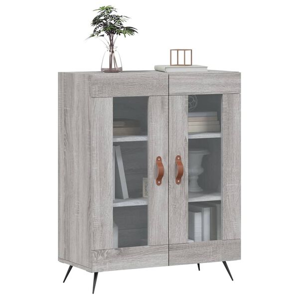 vidaXL Ντουλάπι Γκρι Sonoma 69,5 x 34 x 90 εκ. από Επεξεργασμένο Ξύλο