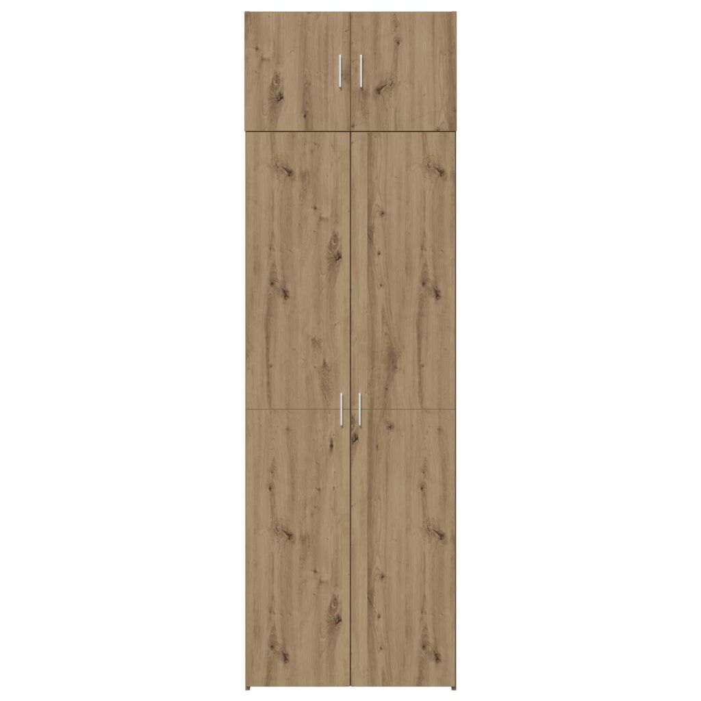 vidaXL Ντουλάπα Αποθήκευσης Ξύλο Δρυός 70x42.5x225 εκ. Επεξεργασμένο Ξύλο