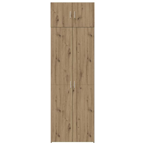 vidaXL Ντουλάπα Αποθήκευσης Ξύλο Δρυός 70x42.5x225 εκ. Επεξεργασμένο Ξύλο