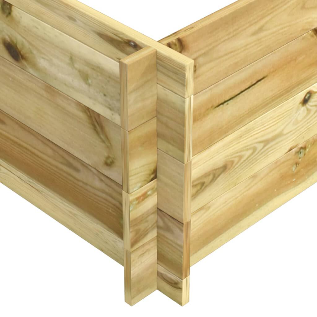 vidaXL Ζαρντινιέρα Υπερυψωμένη 150 x 100 x 40 εκ. από Εμποτισμένο Ξύλο