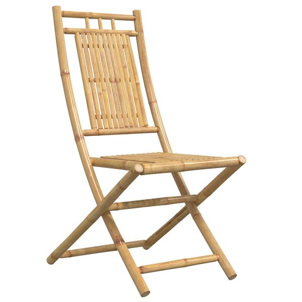 vidaXL Καρέκλες Κήπου Πτυσσόμενες 8 τεμ. 46 x 66 x 99 εκ. από Μπαμπού