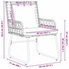 vidaXL Σέτ φαγητού για κήπο 3 pcs Μαύρο και Ανθρακί