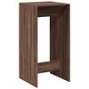 vidaXL Τραπέζι Μπαρ Καφέ Δρυς 51x50x103,5 εκ. Επεξ. Ξύλο