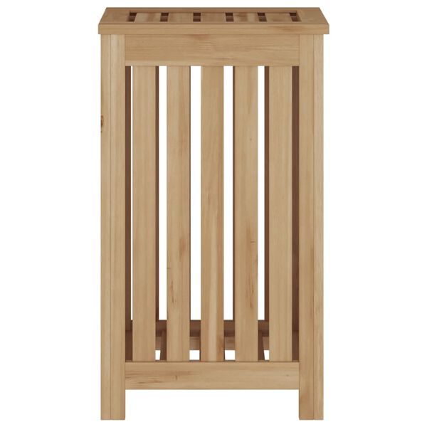 vidaXL Καλάθι Άπλυτων 35 x 25 x 60 εκ. από Μασίφ Ξύλο Teak