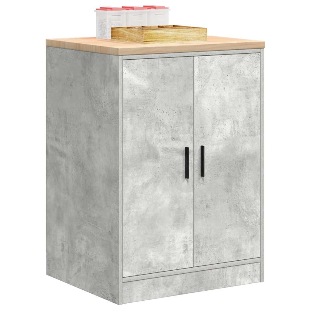 vidaXL ντουλάπι αποθήκευσης γκαράζ 60x51x85 εκ μασίφ ξύλο πεύκο