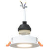 vidaXL Spotlights με προβολείς 6 pcs Λευκό 9 x 9 x cm Αλουμίνιο
