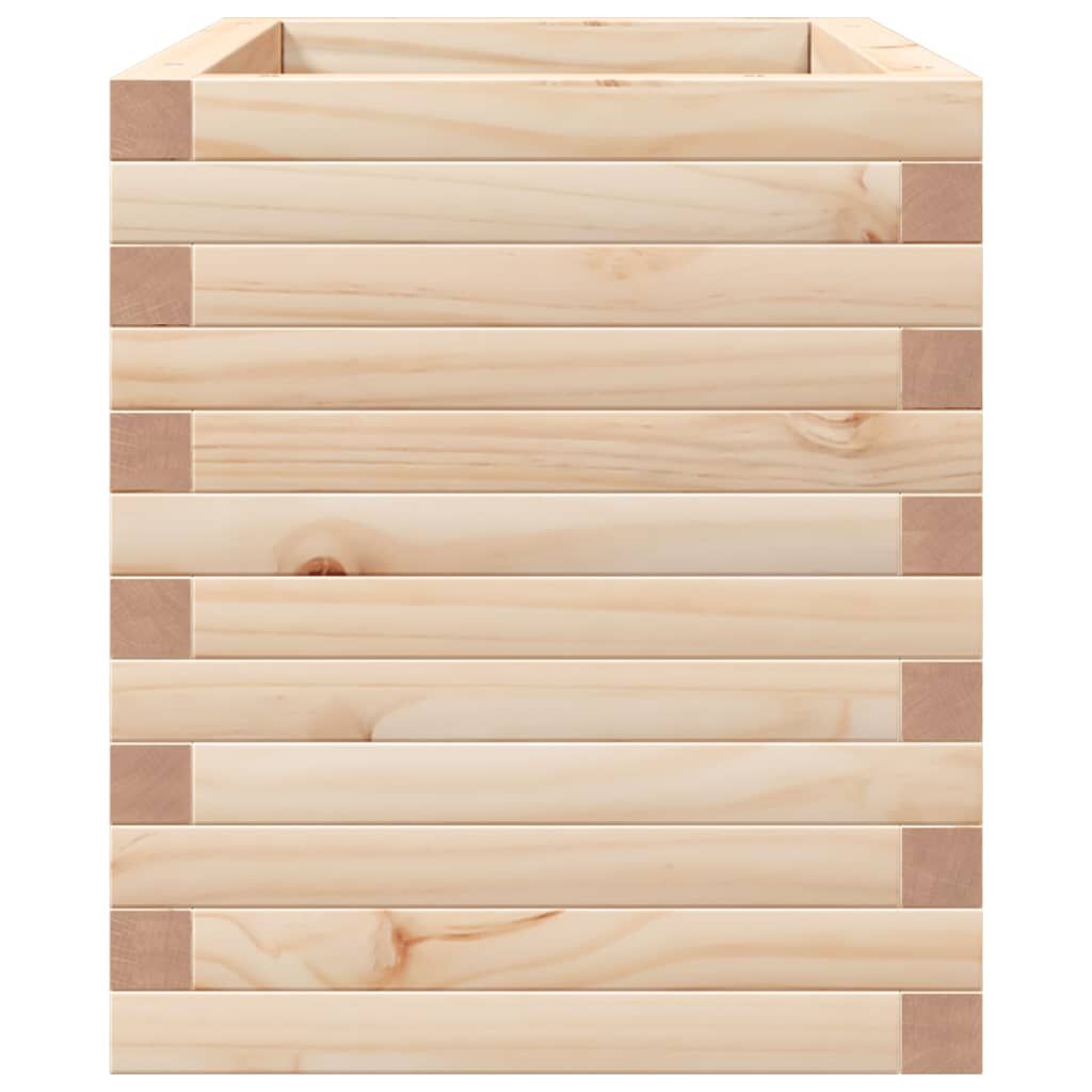 vidaXL Ζαρντινιέρα Κήπου 70x40x45,5 εκ από Μασίφ Ξύλο Πεύκου