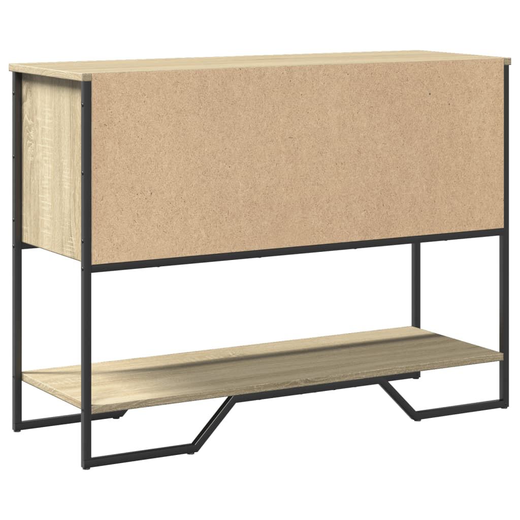vidaXL Τραπέζι Κονσόλα Sonoma Δρυς 100x35x74,5 εκ. Επεξεργασμένο Ξύλο