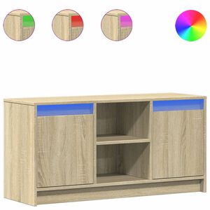 vidaXL Έ&pi;&iota;&pi;&lambda;&omicron; &Tau;&eta;&lambda;&epsilon;ό&rho;&alpha;&sigma;&eta;&sigmaf; &mu;&epsilon; LED Sonoma &Delta;&rho;&upsilon;&sigmaf; 100x34x50 &epsilon;&kappa;. &Epsilon;&pi;&epsilon;&xi;. &Xi;ύ&lambda;&omicron;