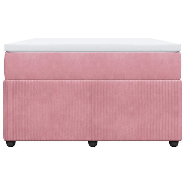 vidaXL &Kappa;&rho;&epsilon;&beta;ά&tau;&iota; Boxspring &mu;&epsilon; &Sigma;&tau;&rho;ώ&mu;&alpha; &Rho;&omicron;&zeta; 120x190 &epsilon;&kappa;. &Beta;&epsilon;&lambda;&omicron;ύ&delta;&iota;&nu;&omicron;