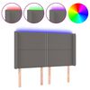 vidaXL &Kappa;&epsilon;&phi;&alpha;&lambda;ά&rho;&iota; &Kappa;&rho;&epsilon;&beta;&alpha;&tau;&iota;&omicron;ύ LED &Gamma;&kappa;&rho;&iota; 147x16x118/128 &epsilon;&kappa;. &Sigma;&upsilon;&nu;&theta;&epsilon;&tau;. &Delta;έ&rho;&mu;&alpha;