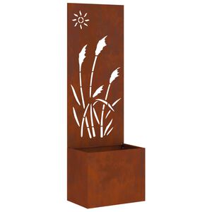 vidaXL &Omicron;&theta;ό&nu;&eta; &Iota;&delta;&iota;&omega;&tau;&iota;&kappa;ό&tau;&eta;&tau;&alpha;&sigmaf; &Kappa;ή&pi;&omicron;&upsilon; &Sigma;&kappa; rusty 50 x 150 cm