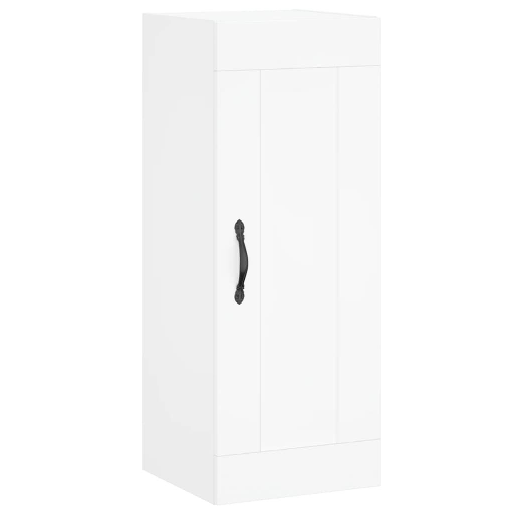 vidaXL Ντουλάπι Λευκό 34,5 x 34 x 180 εκ. από Επεξεργασμένο Ξύλο