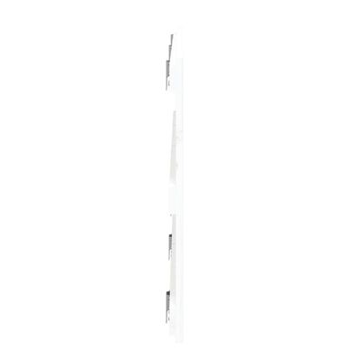 vidaXL Κεφαλάρι Τοίχου Λευκό 185x3x60 εκ. από Μασίφ Ξύλο Πεύκου
