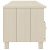 vidaXL Έπιπλο Τηλεόρασης HAMAR Μελί 158x40x40 εκ. Μασίφ Ξύλο Πεύκου