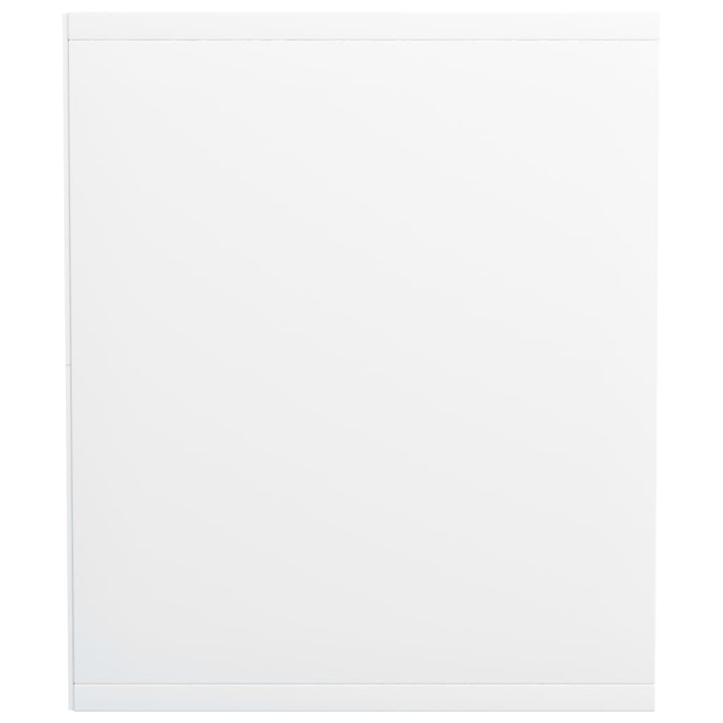vidaXL Βιβλιοθήκη/Έπιπλο Τηλεόρασης Λευκό 36x30x143 εκ. Επεξ. Ξύλο