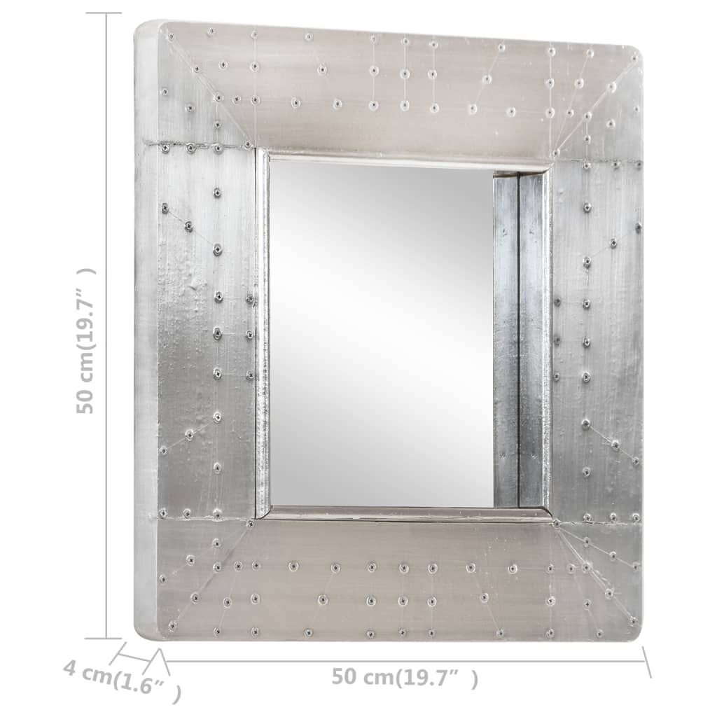 vidaXL Καθρέφτης Aviator 50 x 50 εκ. Μεταλλικός