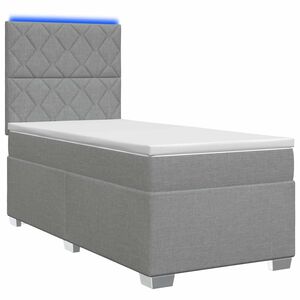 vidaXL &Kappa;&rho;&epsilon;&beta;ά&tau;&iota; box spring &mu;&epsilon; &sigma;&tau;&rho;ώ&mu;&alpha; &Alpha;&nu;&omicron;&iota;&chi;&tau;ό &gamma;&kappa;&rho;&iota; 100 x 200 cm Ύ&phi;&alpha;&sigma;&mu;&alpha;