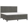 vidaXL &Kappa;&rho;&epsilon;&beta;ά&tau;&iota; Boxspring &mu;&epsilon; &Sigma;&tau;&rho;ώ&mu;&alpha; &Sigma;&kappa;&omicron;ύ&rho;&omicron; &Gamma;&kappa;&rho;&iota; 200x200 &epsilon;&kappa;. &Beta;&epsilon;&lambda;&omicron;ύ&delta;&iota;&nu;&omicron;