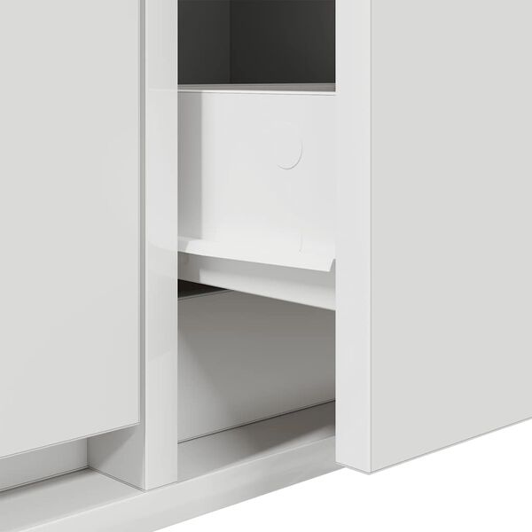 vidaXL Έπιπλο Τηλεόρασης Λευκό 80x31x25,5 εκ. Επεξεργασμένο Ξύλο