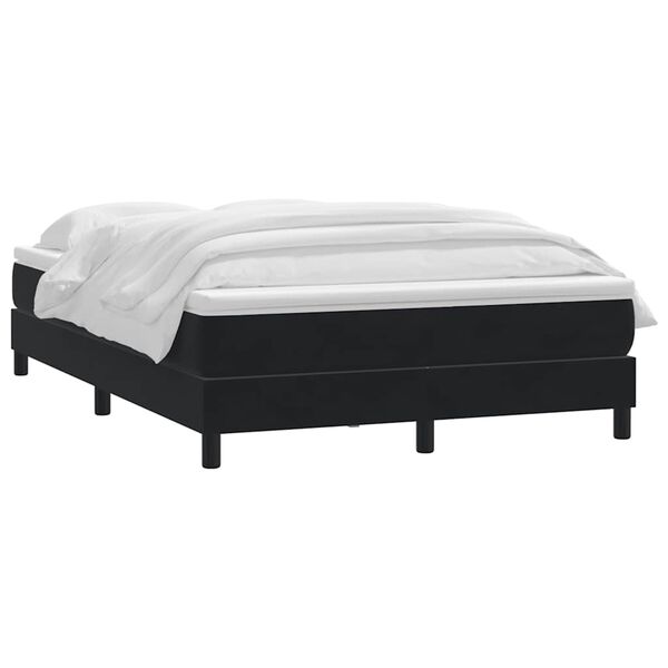vidaXL &Kappa;&rho;&epsilon;&beta;ά&tau;&iota; Boxspring &mu;&epsilon; &Sigma;&tau;&rho;ώ&mu;&alpha; &Mu;&alpha;ύ&rho;&omicron; 1140x210 &epsilon;&kappa;. &Beta;&epsilon;&lambda;&omicron;ύ&delta;&iota;&nu;&omicron;