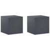 vidaXL &Beta;ά&sigma;&eta; &phi;&upsilon;&tau;ώ&nu; 2 pcs &Alpha;&nu;&theta;&rho;&alpha;&kappa;ί 40 x 40 x 40 cm &Gamma;&alpha;&lambda;&beta;&alpha;&nu;&iota;&sigma;&mu;έ&nu;&omicron;&sigmaf; &Chi;ά&lambda;&upsilon;&beta;&alpha;&sigmaf;