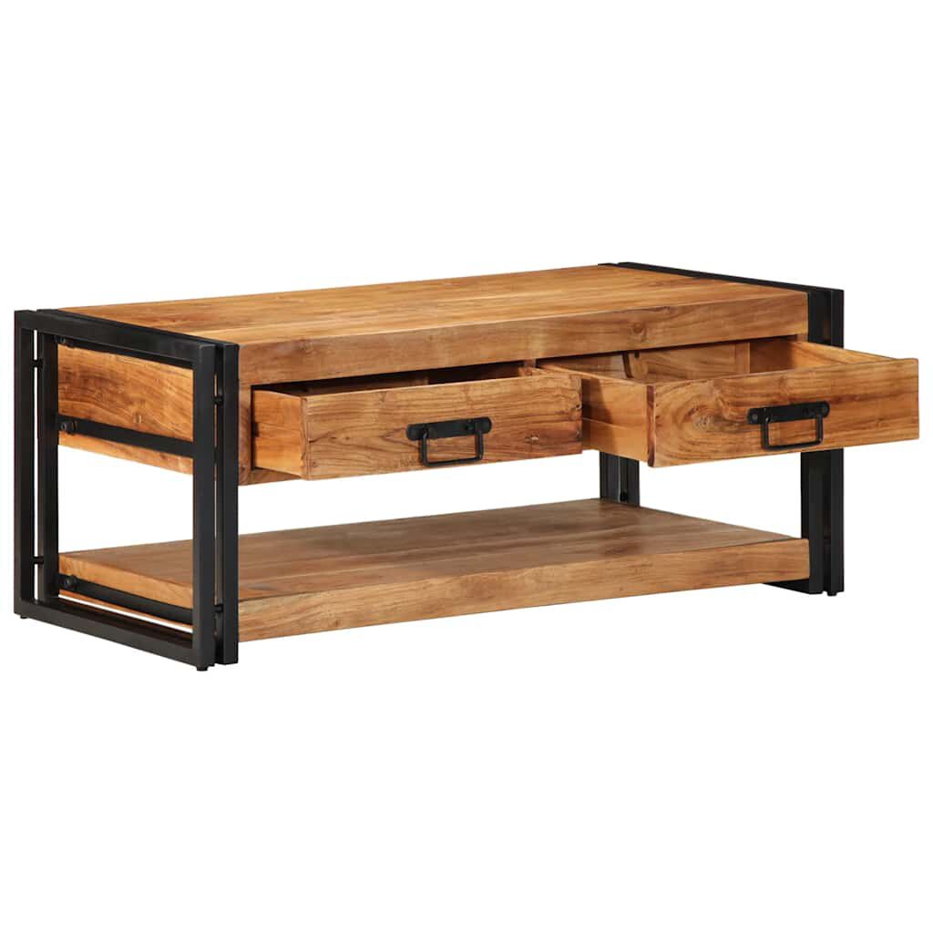 vidaXL Τραπεζάκι σαλονιού 90x50x38 cm μασίφ ξύλο ακακίας