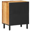 vidaXL Κομοδίνο με συρτάρι Καφέ 50 x 33 x 60 εκ Μασίφ ξύλο ακακίας