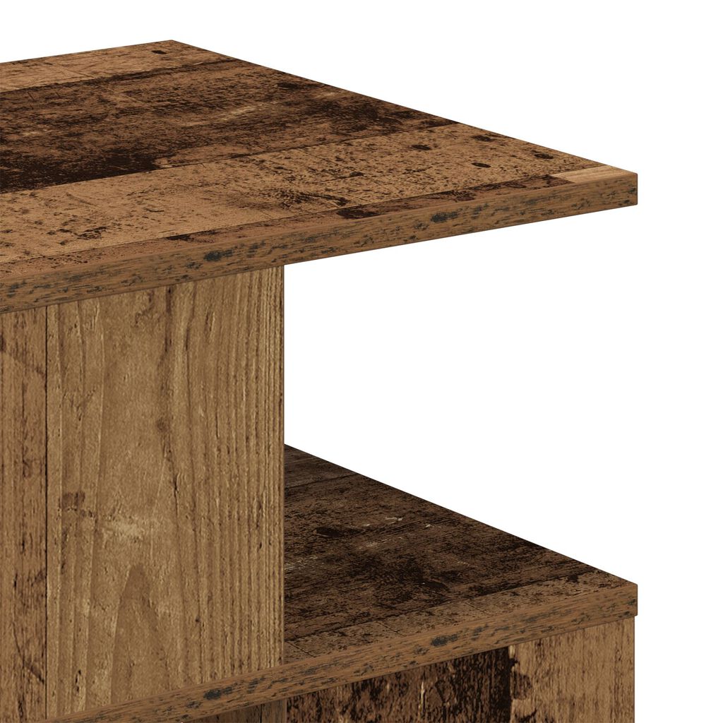 vidaXL Τραπέζι Πλευρικής από Αρχαίο Ξύλο 40x40x40 εκ.