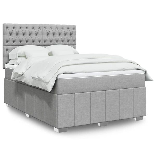 vidaXL &Kappa;&rho;&epsilon;&beta;ά&tau;&iota; Boxspring &mu;&epsilon; &Sigma;&tau;&rho;ώ&mu;&alpha; &Alpha;&nu;. &Pi;&rho;ά&sigma;&iota;&nu;&omicron; 160x200&epsilon;&kappa; &Upsilon;&phi;&alpha;&sigma;&mu;ά&tau;&iota;&nu;&omicron;