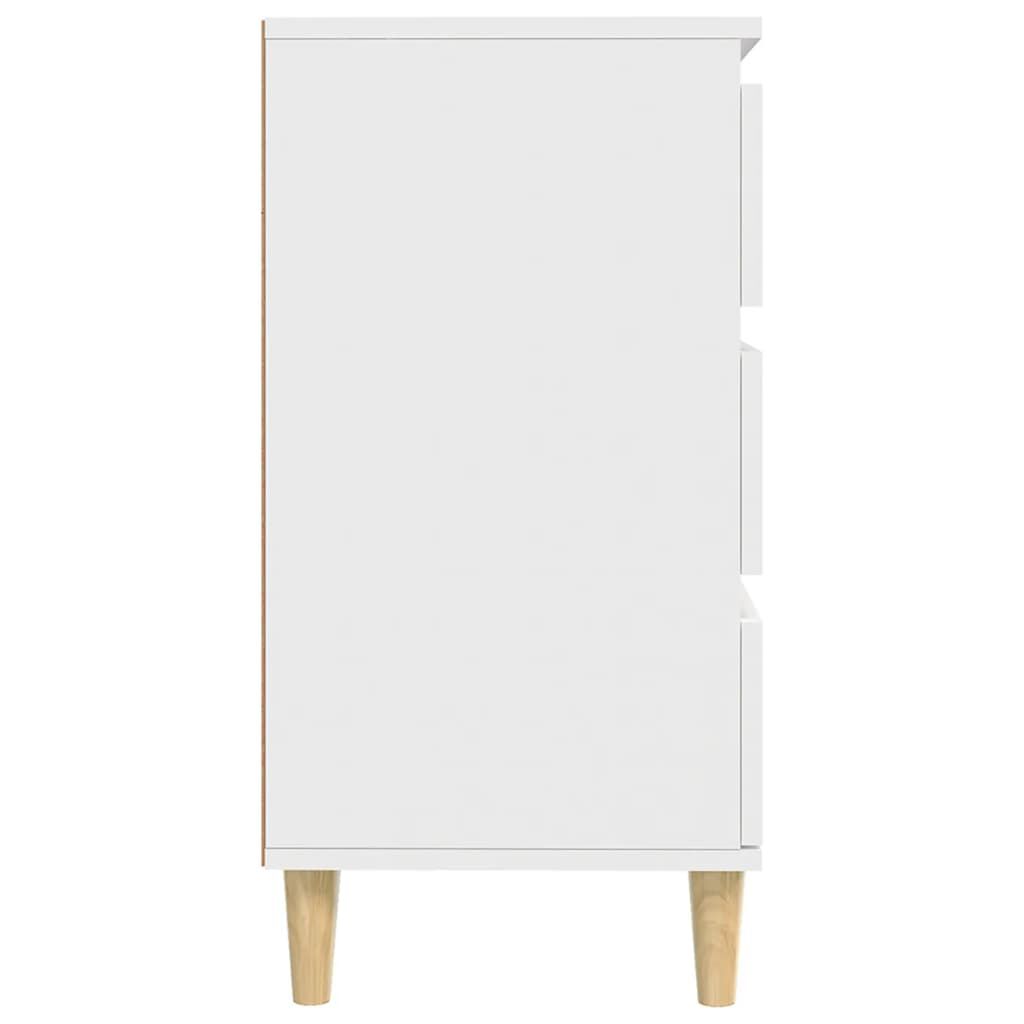vidaXL Συρταριέρα Λευκή 60 x 35 x 70 εκ. από Επεξεργασμένο Ξύλο