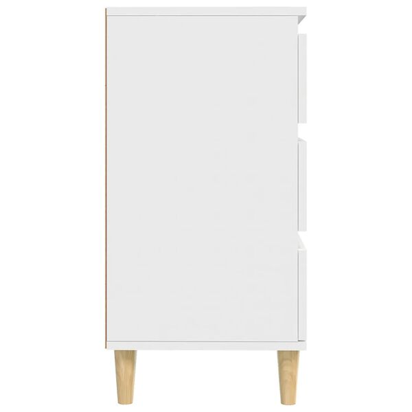 vidaXL Συρταριέρα Λευκή 60 x 35 x 70 εκ. από Επεξεργασμένο Ξύλο