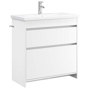 vidaXL &Sigma;&epsilon;&tau; &Epsilon;&pi;ί&pi;&lambda;&omega;&nu; &Mu;&pi;ά&nu;&iota;&omicron;&upsilon; &Lambda;&epsilon;&upsilon;&kappa;ό 81 x 40 x 84,5 &epsilon;&kappa; &Epsilon;&pi;&epsilon;&xi;&epsilon;&rho;&gamma;&alpha;&sigma;&mu;έ&nu;&omicron; &Xi;ύ&lambda;&omicron;