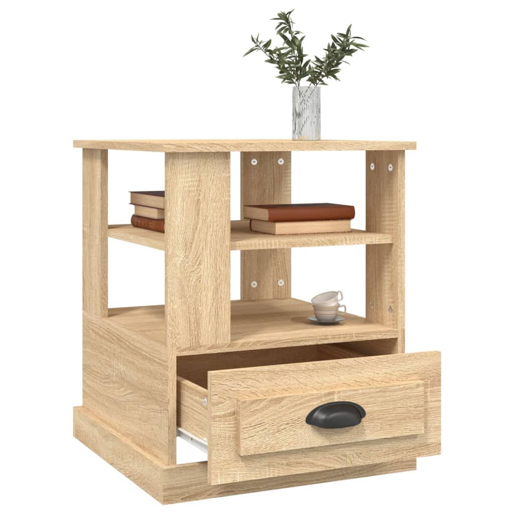 vidaXL Βοηθητικό Τραπέζι Sonoma Δρυς 50x50x60 εκ. Επεξεργασμένο Ξύλο