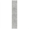 vidaXL Βιβλιοθήκη Γκρι Σκυροδέματος 100x36x189 εκ. Επεξεργ. Ξύλο