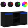 vidaXL Ντουλάπι TV Μαύρο 100 x 34 x 50 εκ Επεξεργασμένο ξύλο