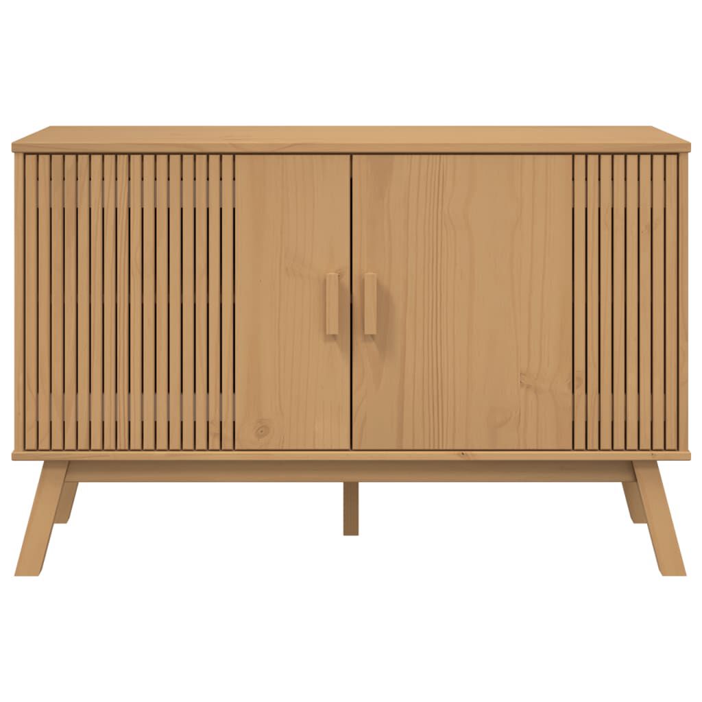 vidaXL Μπουφές OLDEN Καφέ 114 x 43 x 73,5 εκ. από Μασίφ Ξύλο Πεύκου